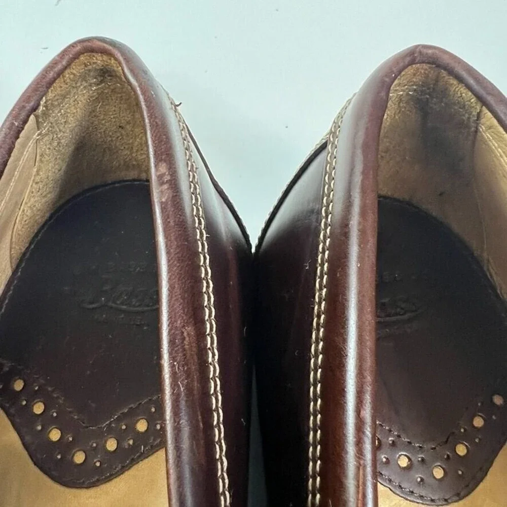Bass Brown Leather Loafers